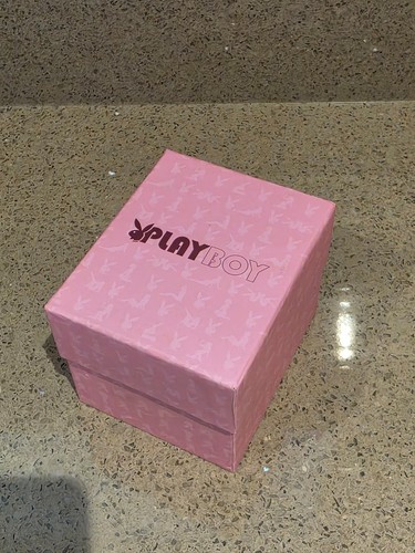 Playboy pink watch gift box - playboy,