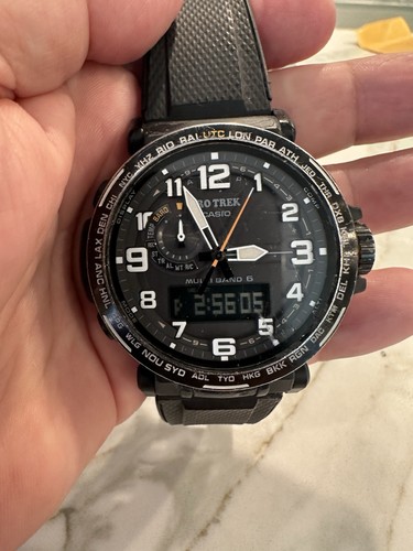 Casio pro trek - prw-6600y, solar