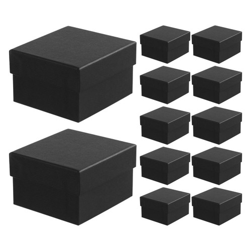Black single watch box - black,