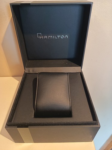 Hamilton watch case box - , with