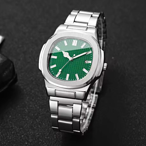 Quartz date green - quartz, 36mm