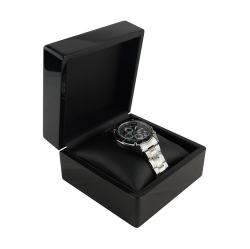 Luxury black wooden - black, single
